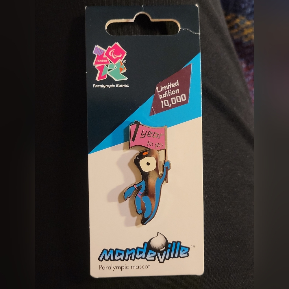 Limited Edition 2012 London Paralympics Mascot Trading Pin
